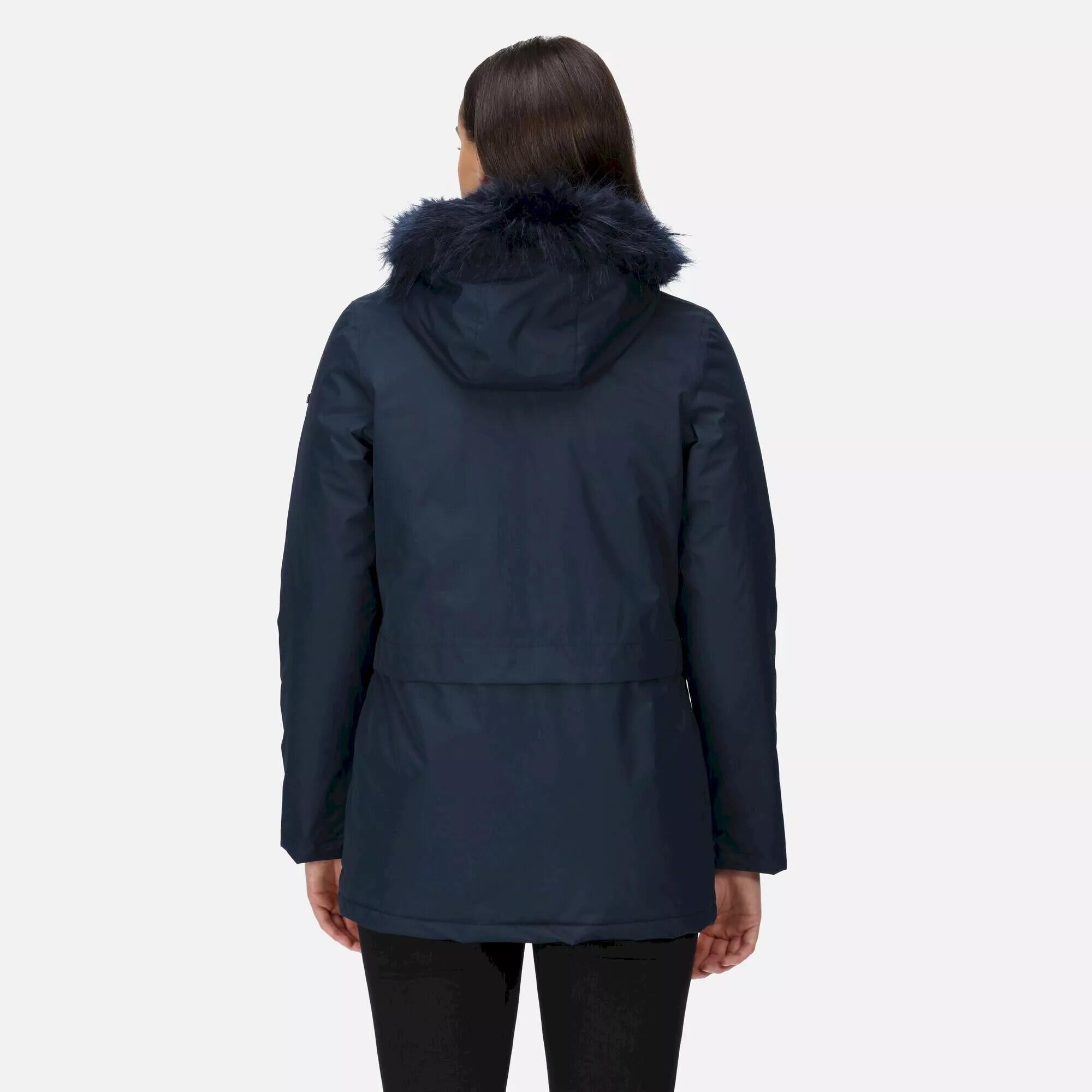 Womens/Ladies Myla II Parka (Navy) 3/5