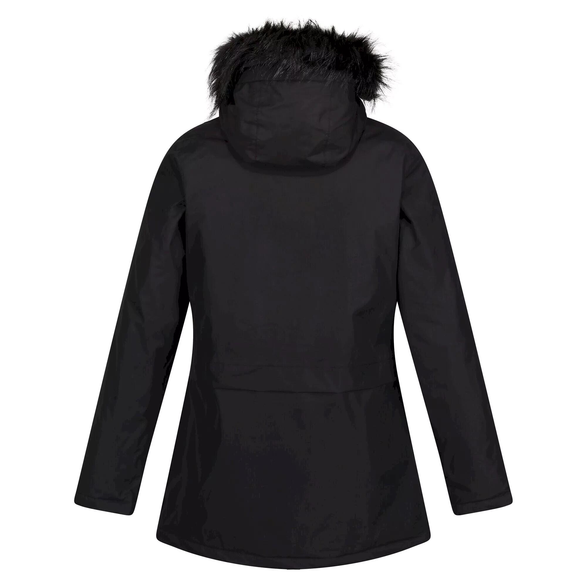 Womens/Ladies Myla II Parka (Black) 2/5