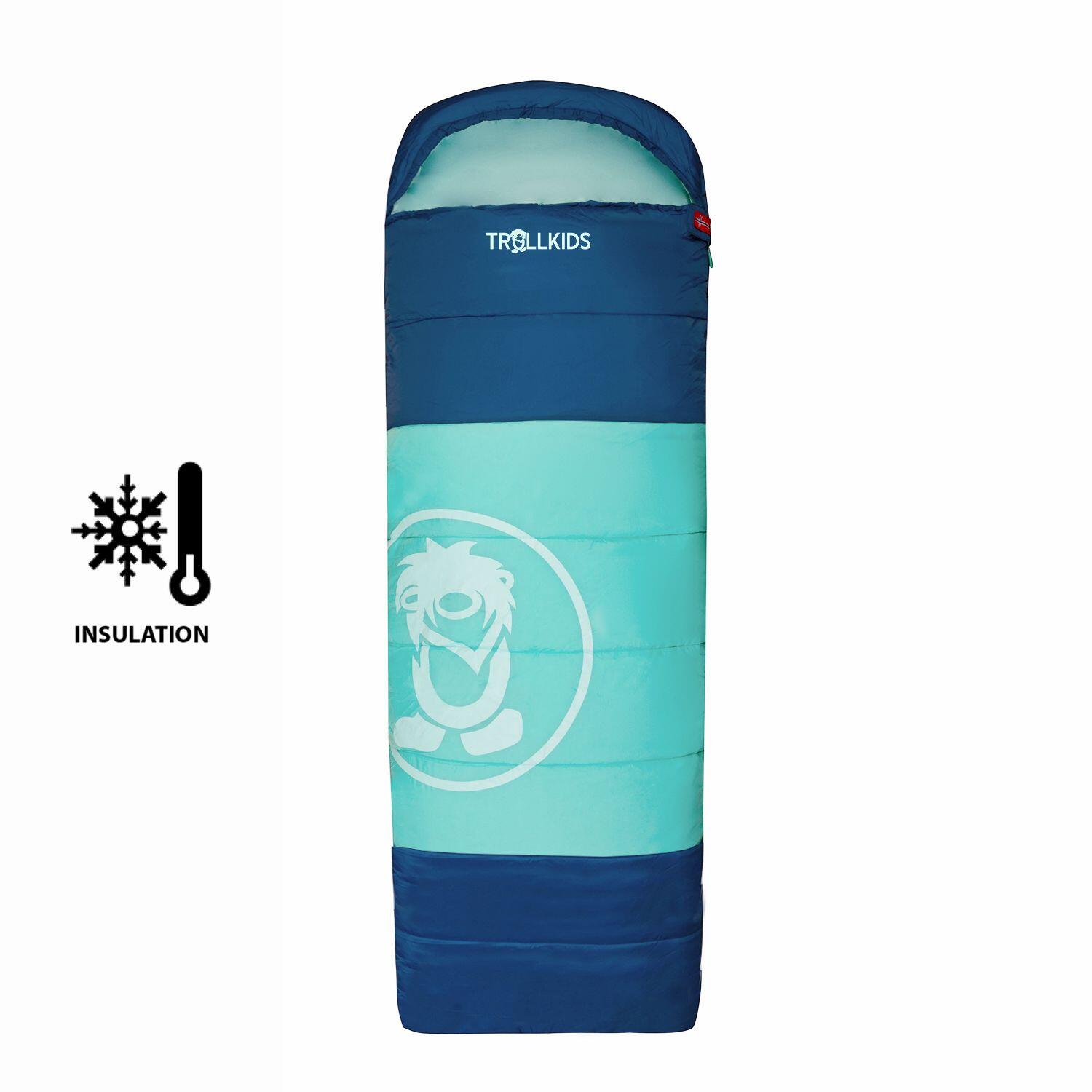 Sac de couchage pour enfants Sun Dreamer bleu minuit/menthe 5/7