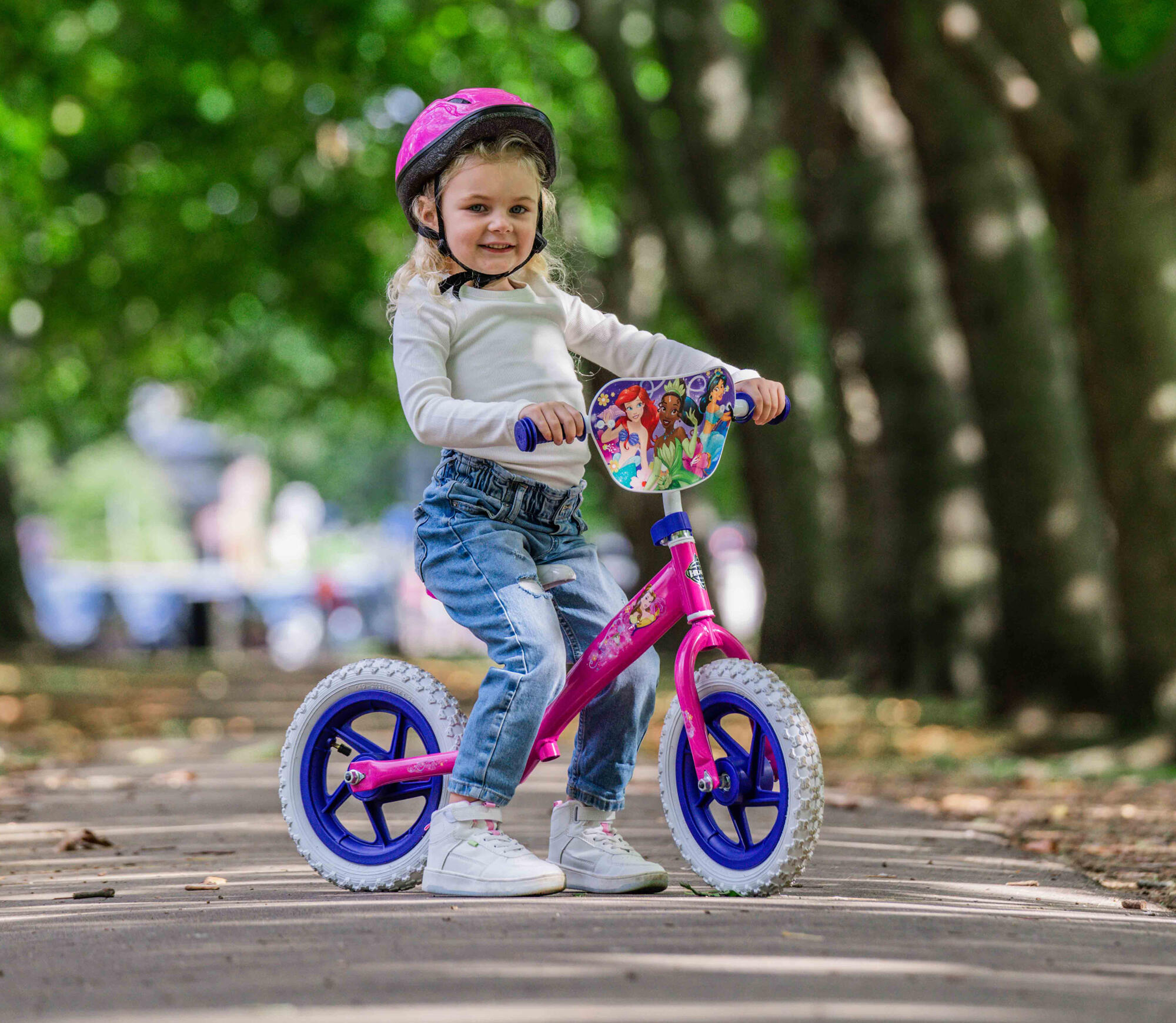 Huffy Disney Princess Balance Bike Pink 12 Inch Pink Toddler Bike For Girls 2/6
