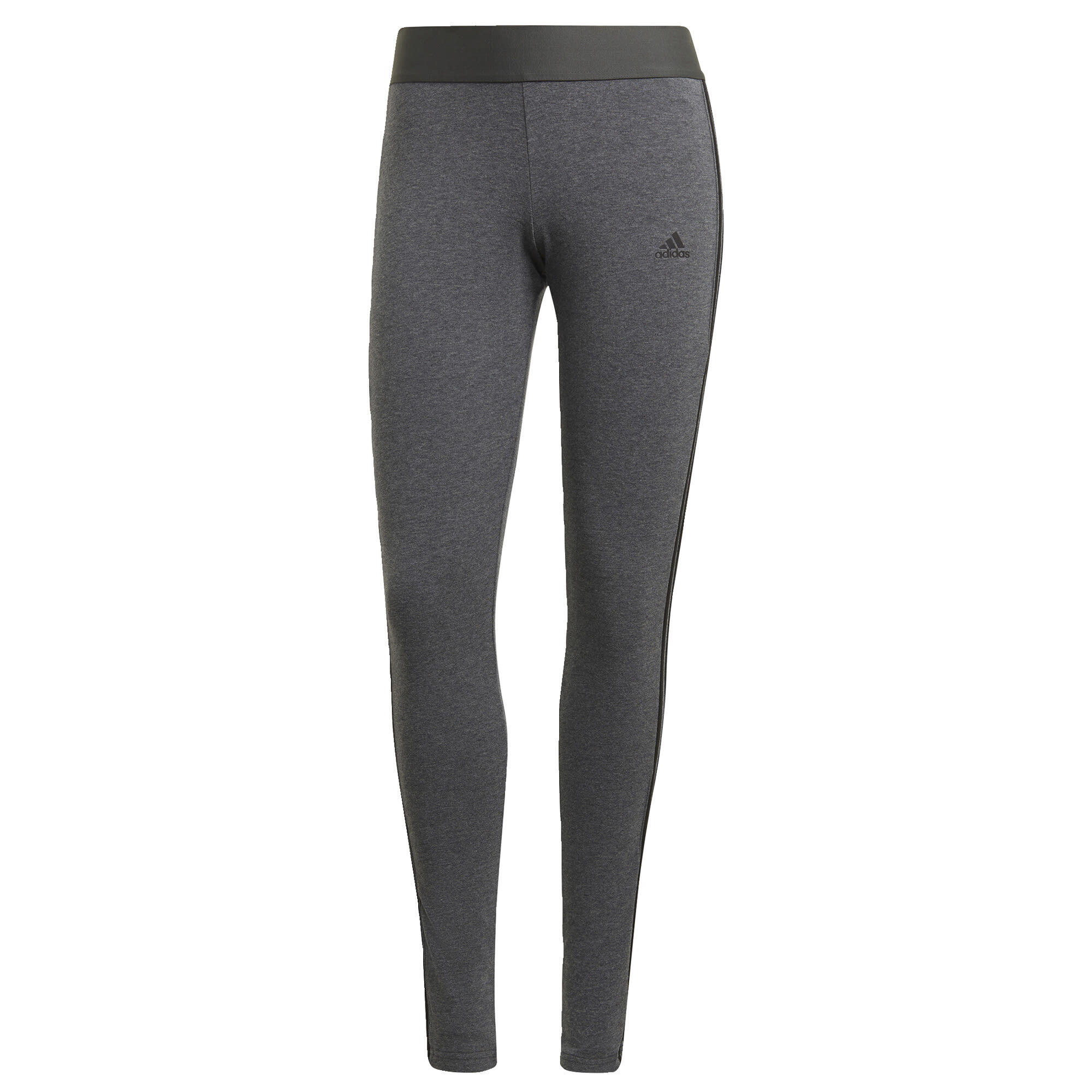Adidas - Legging Loungewear Essentials 3-stripes - Legging - Gris|noir - 36 Xs - Decathlon