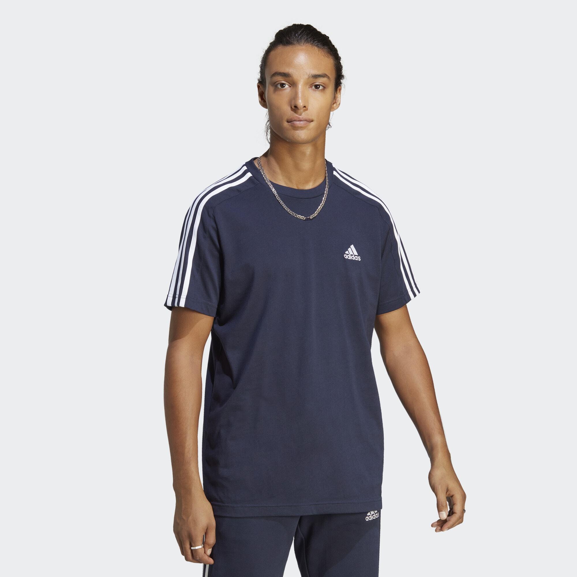 Essentials 3-stripe jersey T-shirt