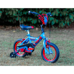 Huffy Marvel Spiderman Bike 12 Inch Boys Bike 3-5 Year Old + Stabilisers  HUFFY - Decathlon