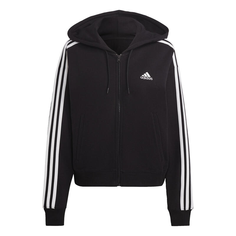 Essentials 3-Stripes French Terry Bomber Ritshoodie