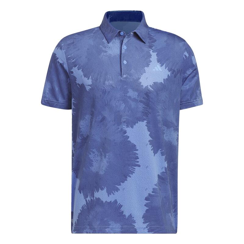 Flower Mesh Golf Poloshirt