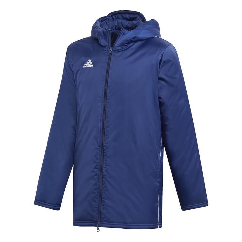 Kurtka dla dzieci adidas Core 18 Stadium Junior granatowa DW9198