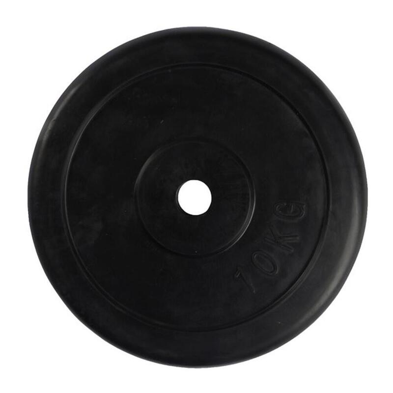 Disco in gomma per pesi - Peso Peso - 30 mm - 10 kg