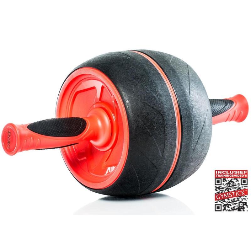 Appareil abdominaux AB wheel noir / rouge