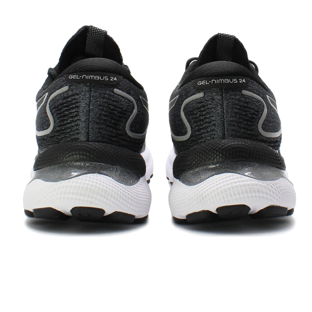 Chaussures de sport pour femme Running Asics  gel-Nimbus 24 Noir 3/5