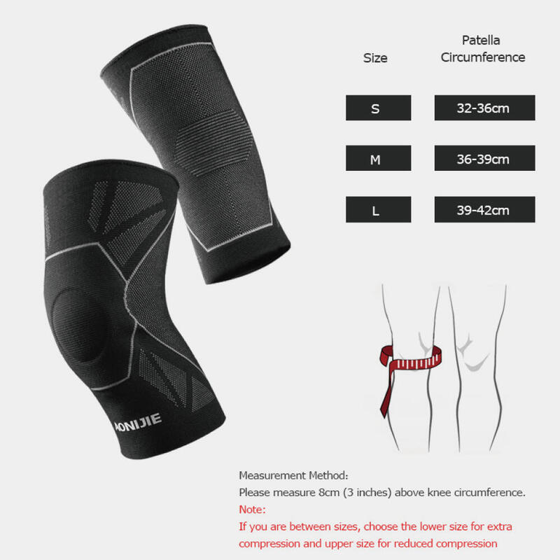 E4108 Knee Pad Compression Sleeve Wrap Protective Knee