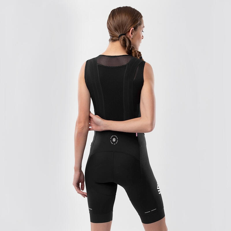 Damen Radsport kurze fahrradträgerhose für BX Time Trial SIROKO Schwarz