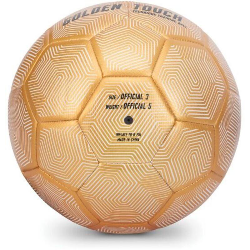 Balón de fútbol, tamaño oficial, dorado - SKLZ Golden Touch