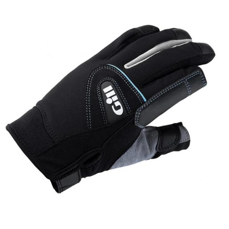 Unisex Long Finger Championship Gloves – Black