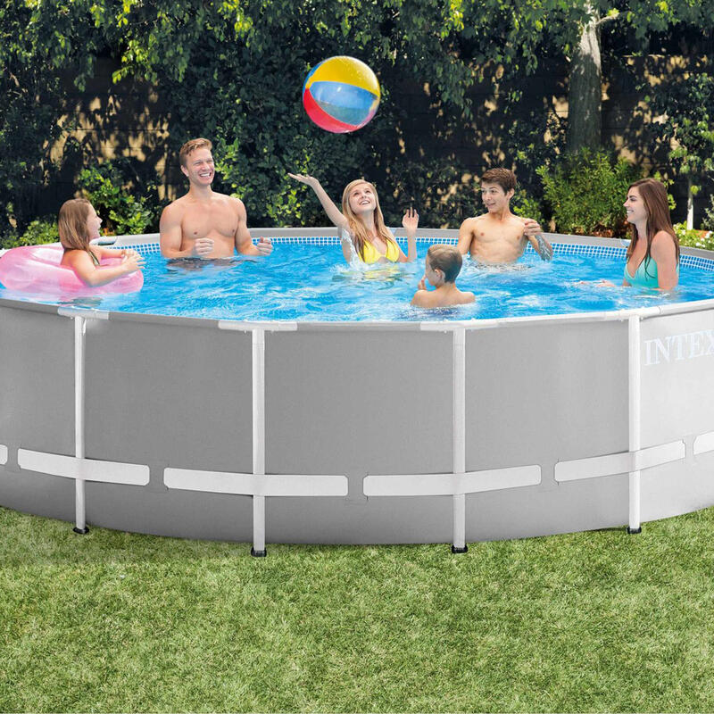 Piscina desmontable redonda Prisma Frame Intex 457x122 con depuradora