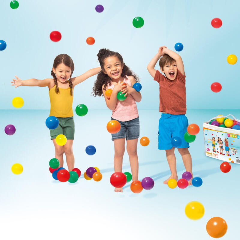 Pack 100 bolas fun ballz Intex