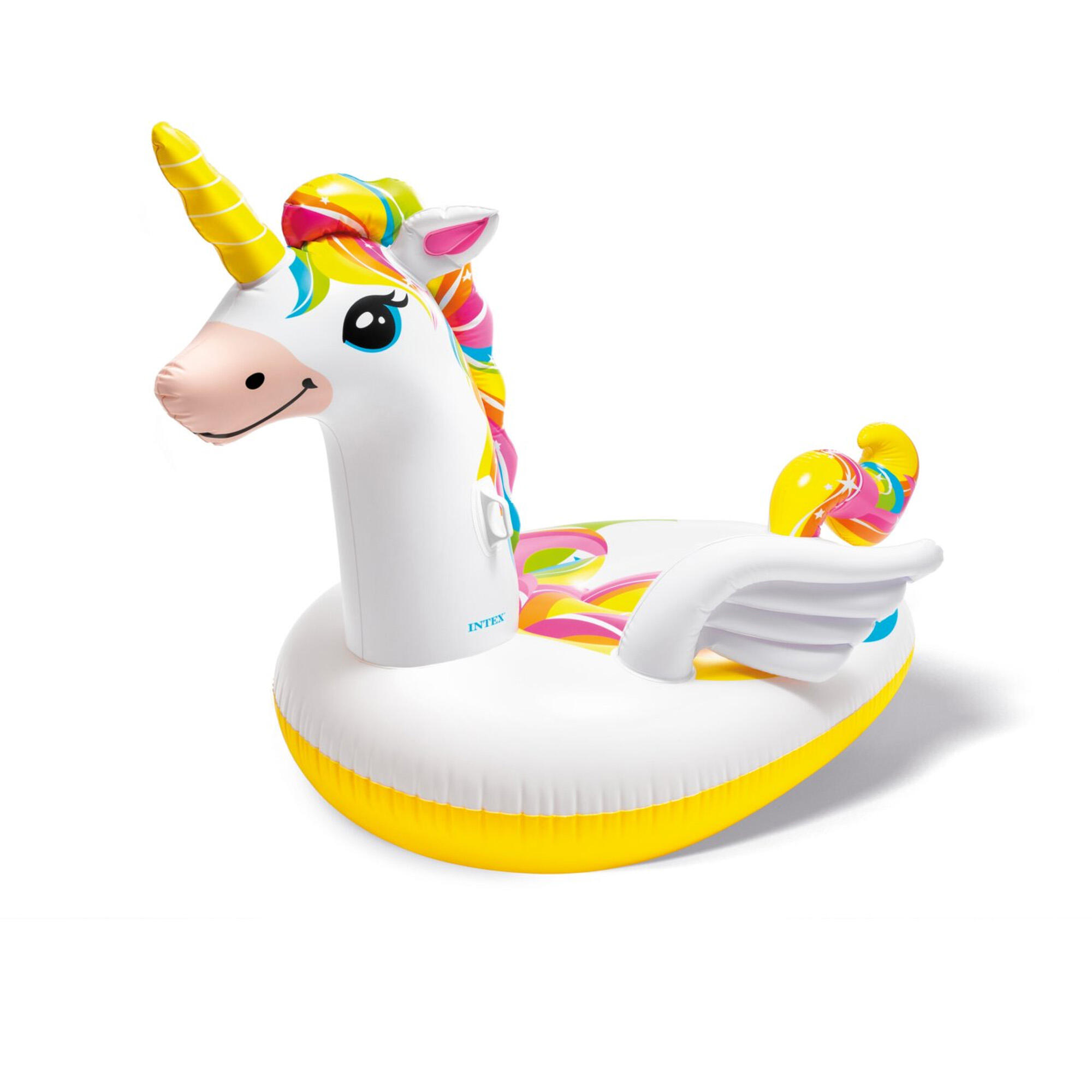 INTEX Intex 57291EU - Materassino Mare Isola Unicorno Grande, 251x163x145 cm