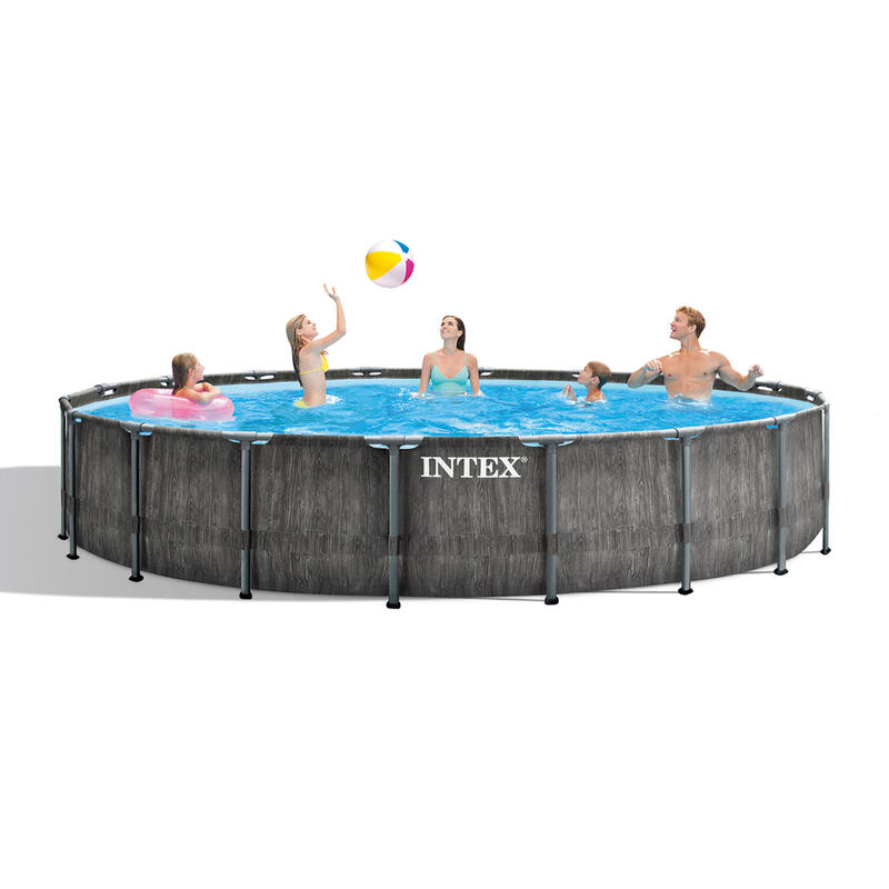 Piscina redonda Greywood Intex com bomba de filtro 549x122 cm