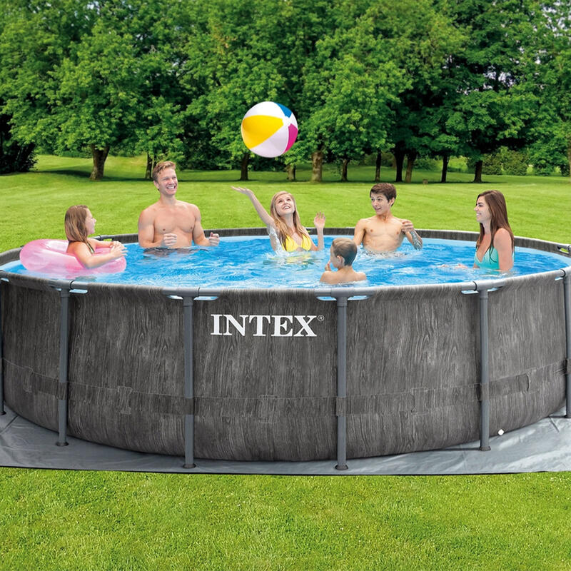 Piscina desmontable redonda 457x122 cm con depuradora Greywood Intex