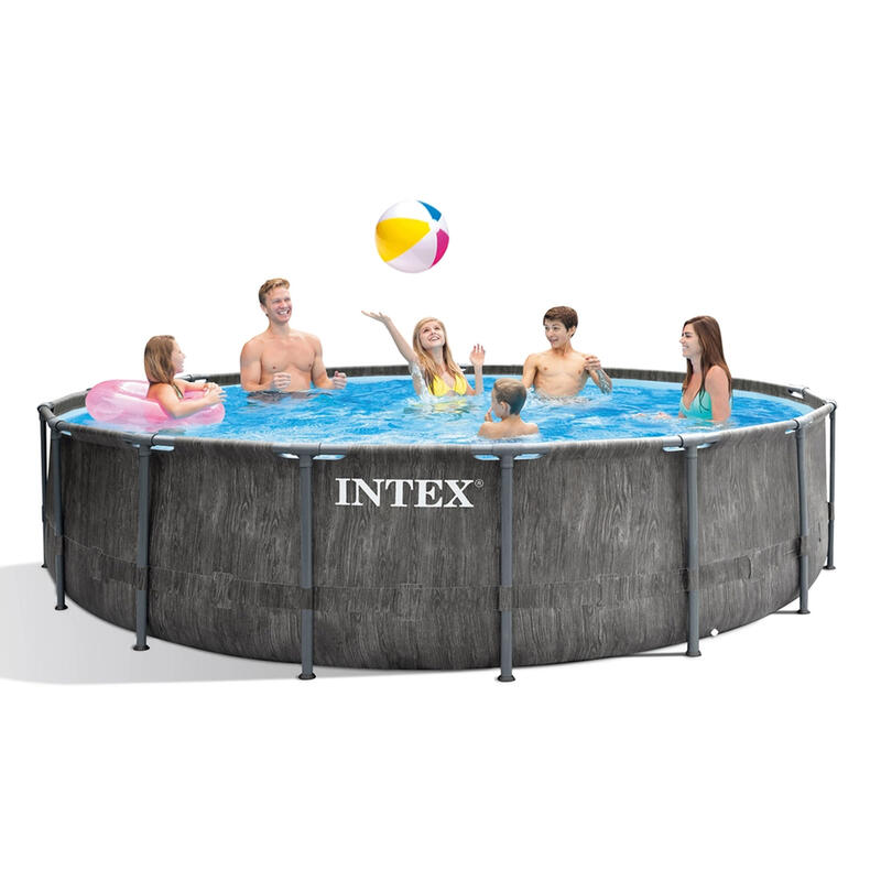 Piscina desmontable redonda 457x122 cm con depuradora Greywood Intex