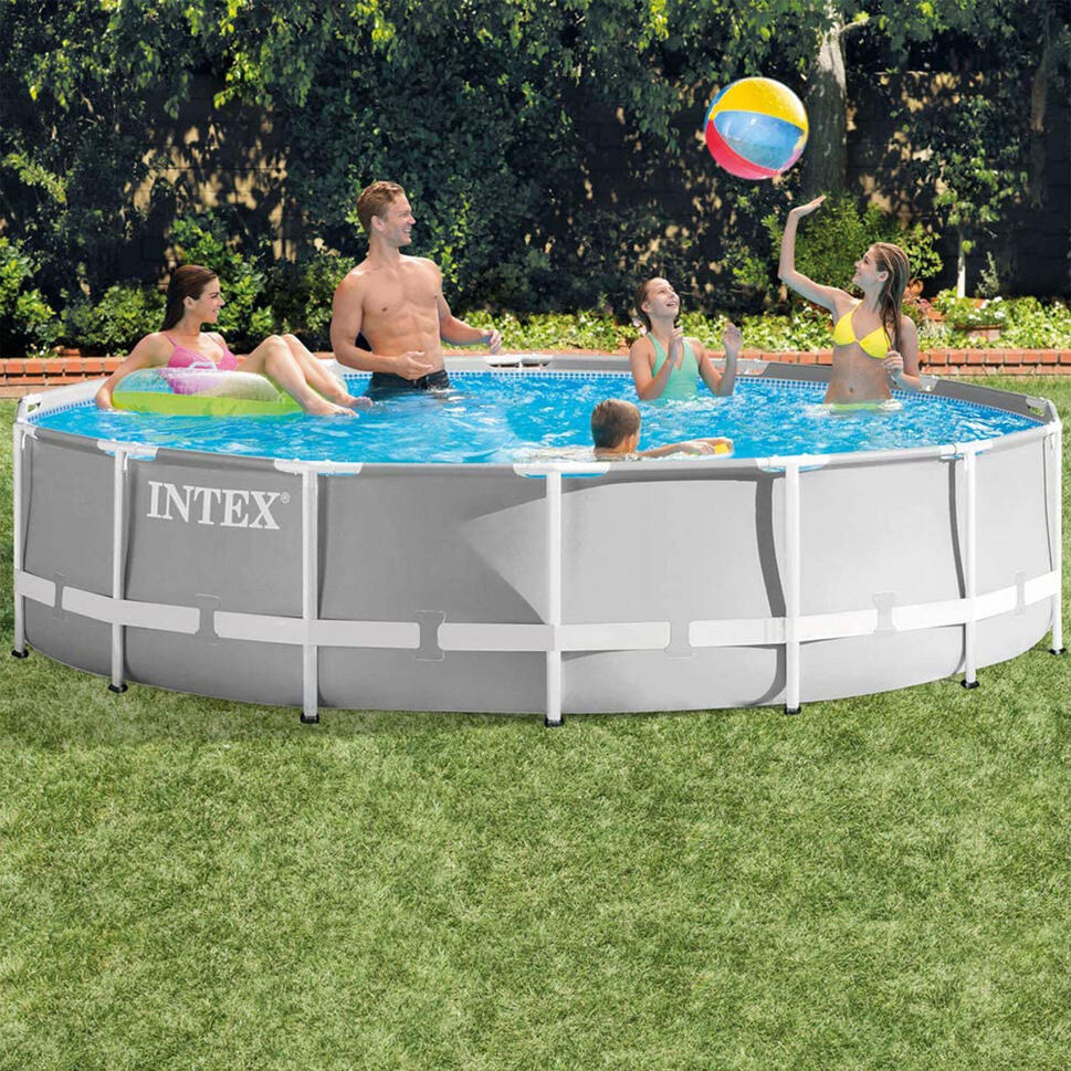 Basen stelażowy do ogrodu Intex 427 x 107 cm zestaw 11w1