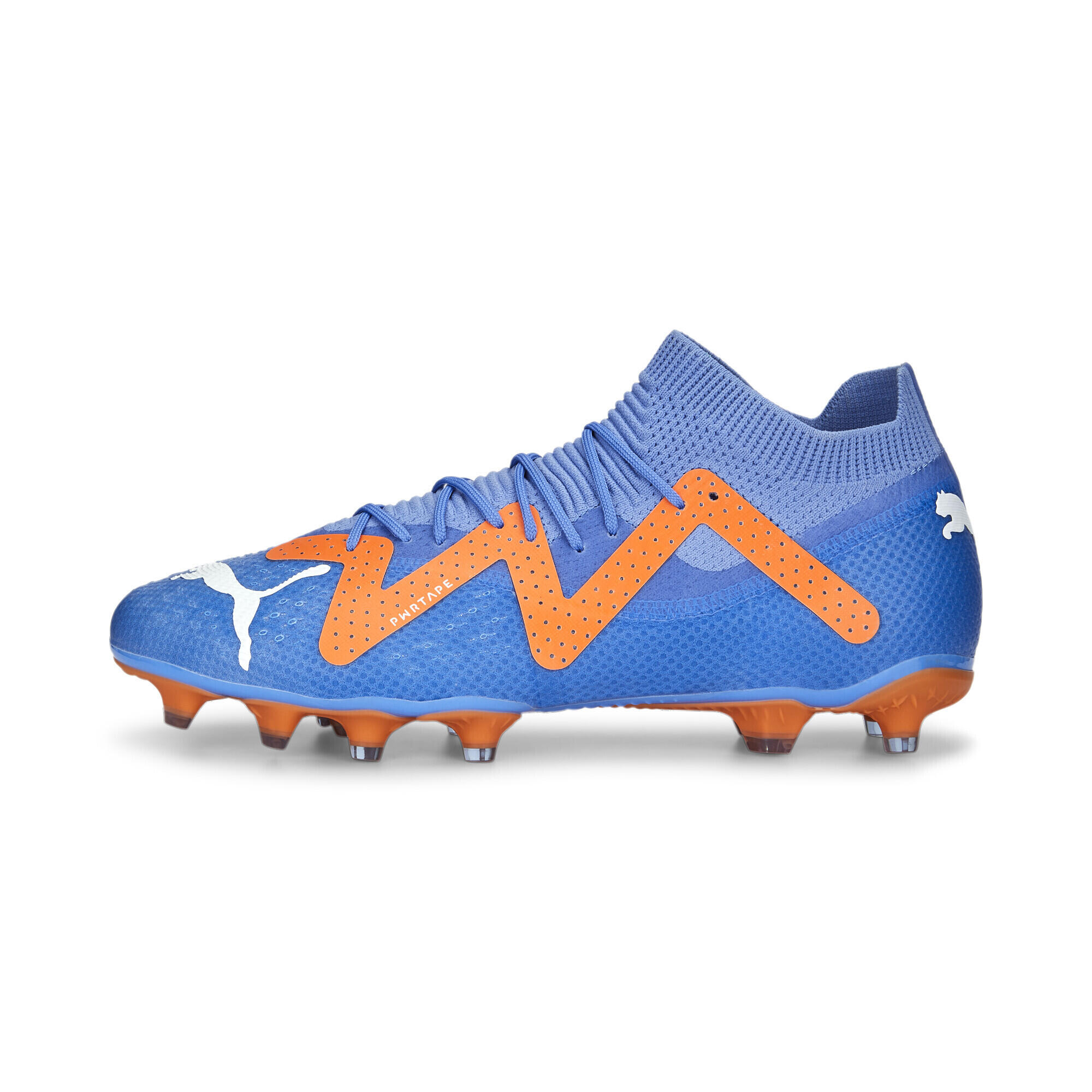 Botas de fútbol FUTURE Pro FG/AG PUMA Blue Glimmer White Ultra Orange 6/7