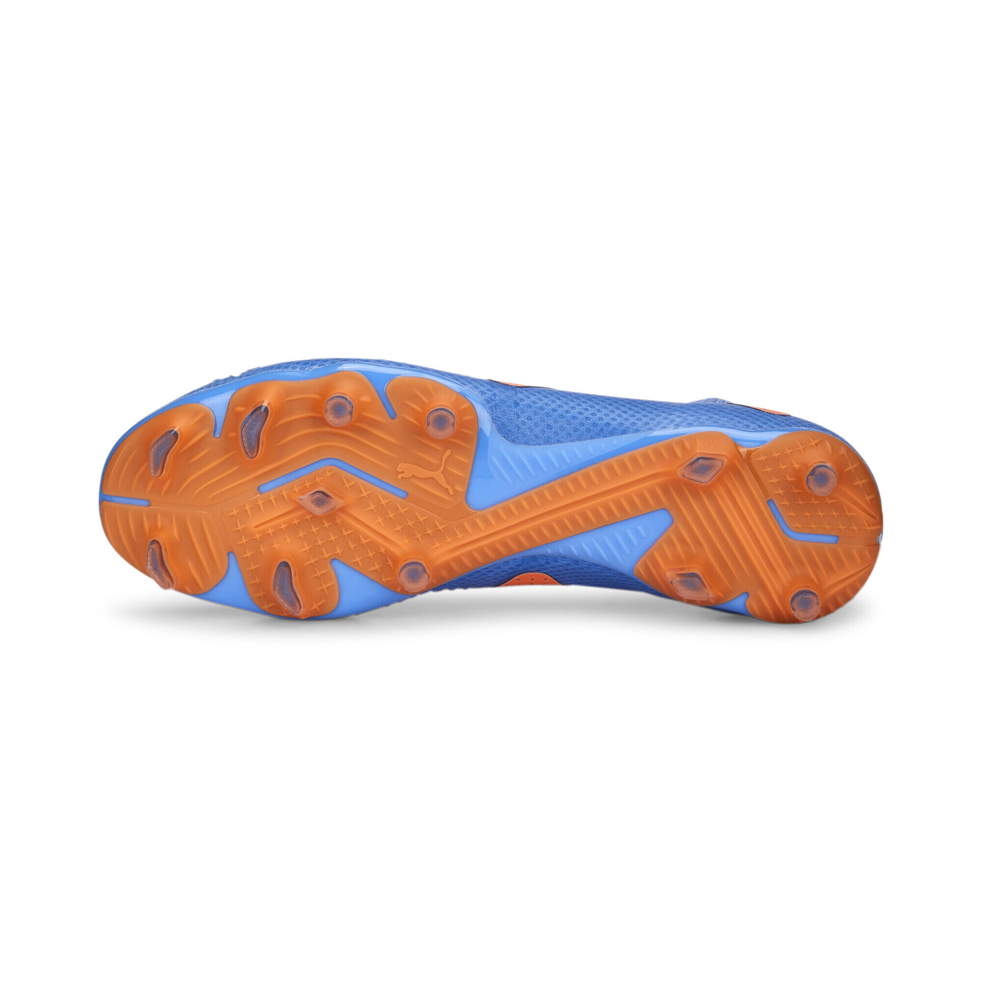 Botas de fútbol FUTURE Pro FG/AG PUMA Blue Glimmer White Ultra Orange 7/7