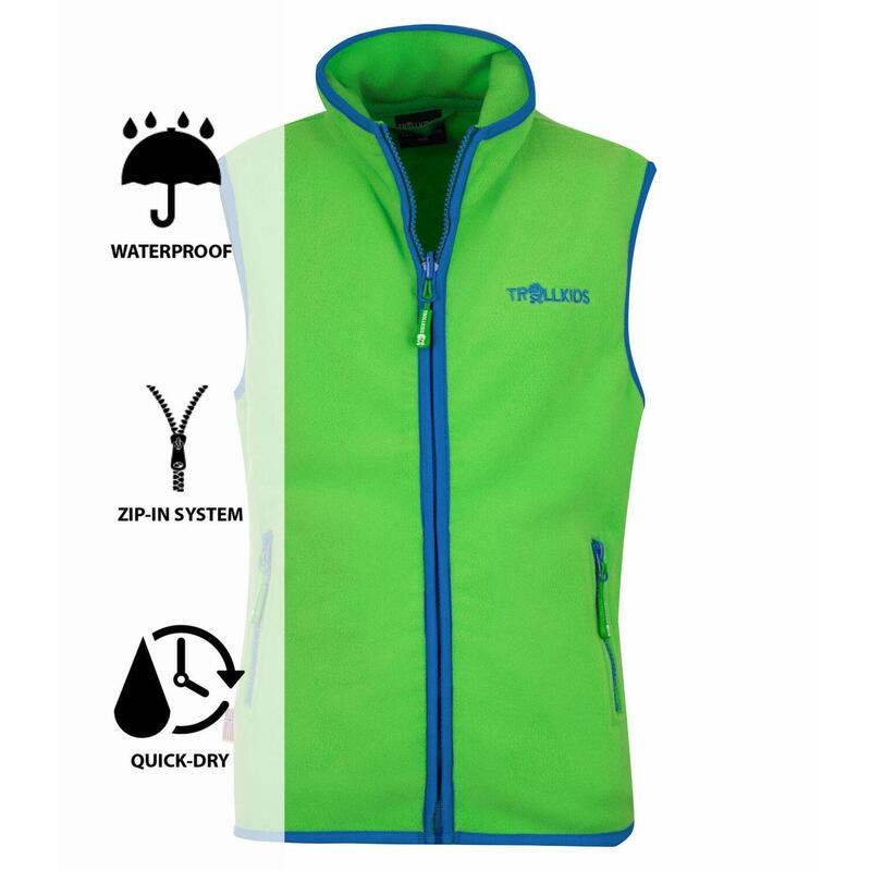 Gilet polaire enfant Arendal vert clair