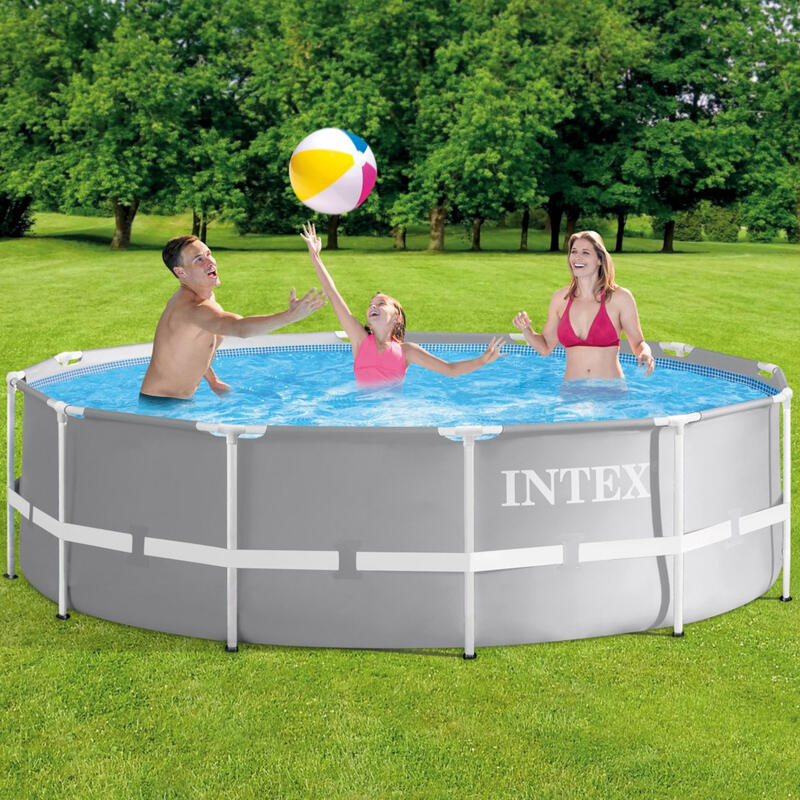 Piscine tubulaire ronde Intex Prism Frame Ø 3,66 x H 0,99 m