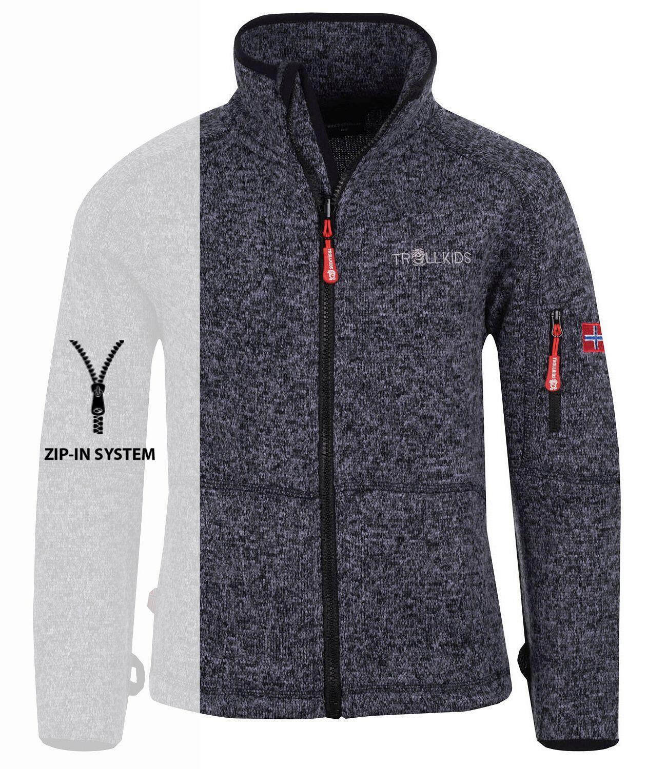 Veste polaire pour enfants Jondalen Noir 3/3