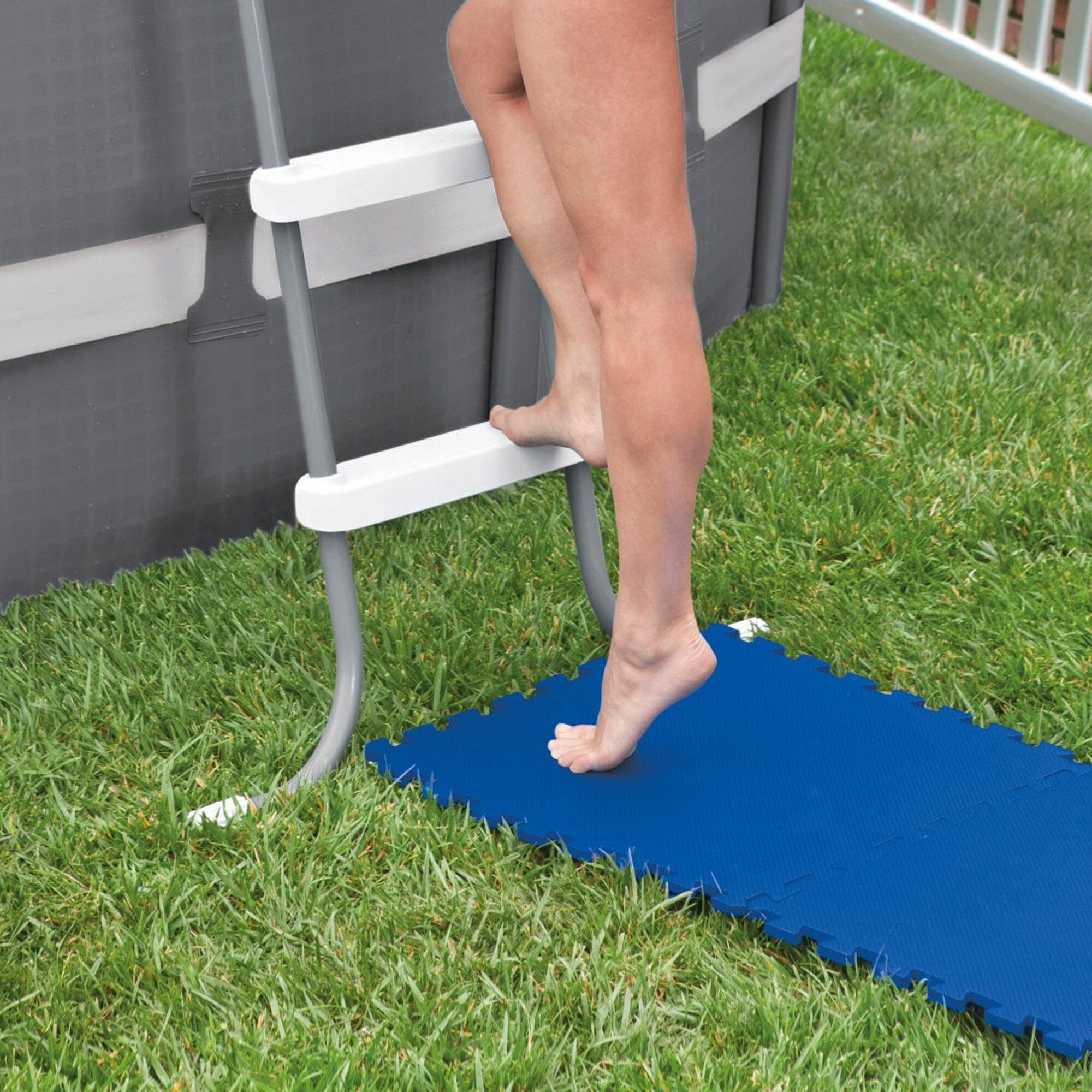 Protetor solo intex para piscinas 50x50x1 cm - 8 peças 5/7