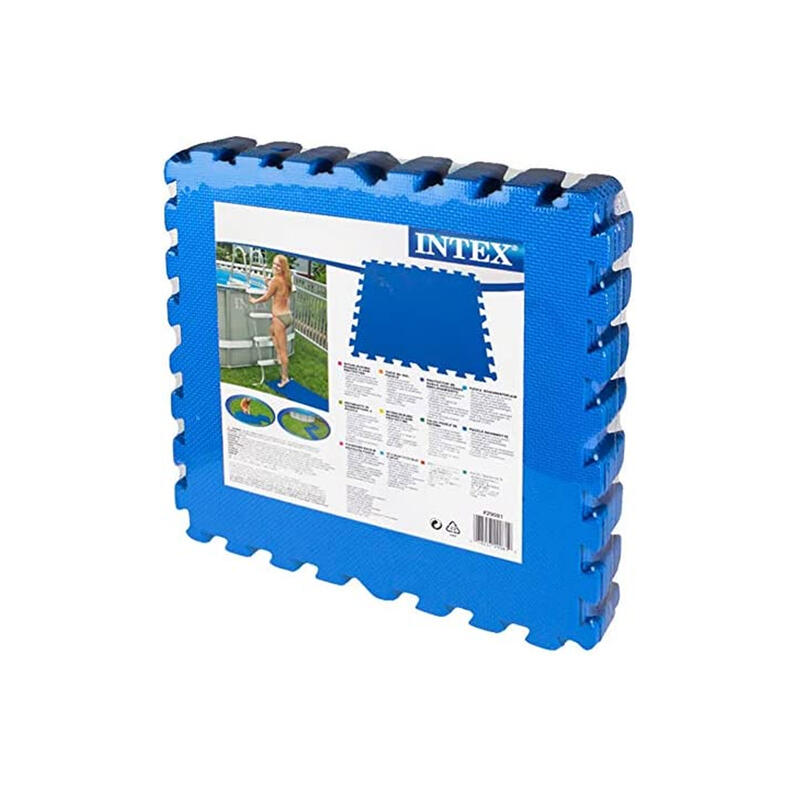 Intex carreaux - 8 pièces - 50x50 cm - Bleu