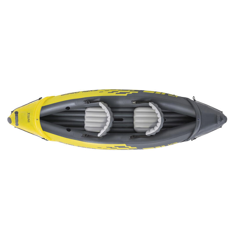 Kayak hinchable Intex Explorer k2 + 2 remos - 312x91x51 cm| 2plazas| Kayak mar