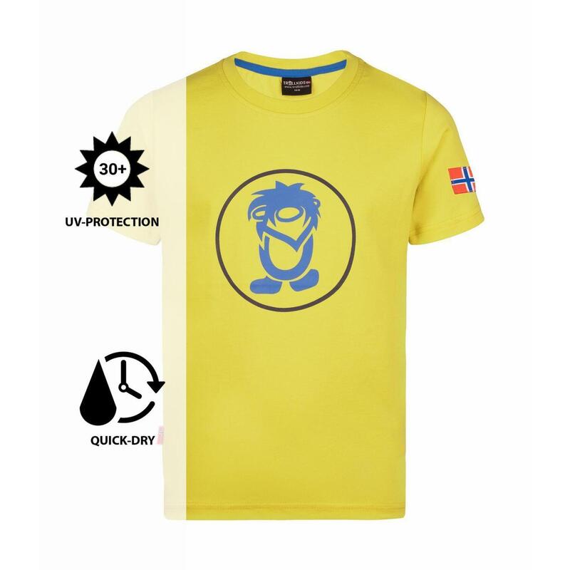 Kinder T-Shirt Troll Trübes Gelb