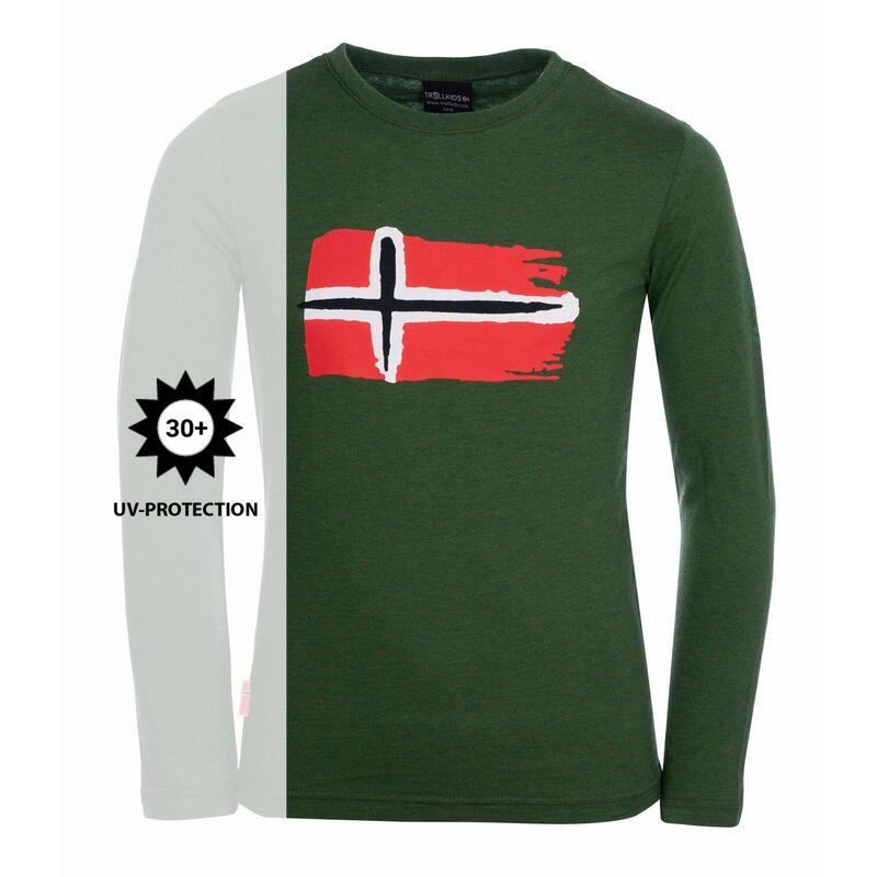 Kinder Longsleeve Oslo Waldgrün