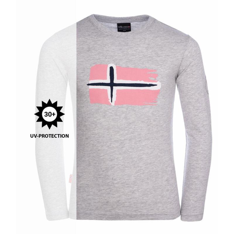 Kinder Longsleeve Oslo Hellgrau