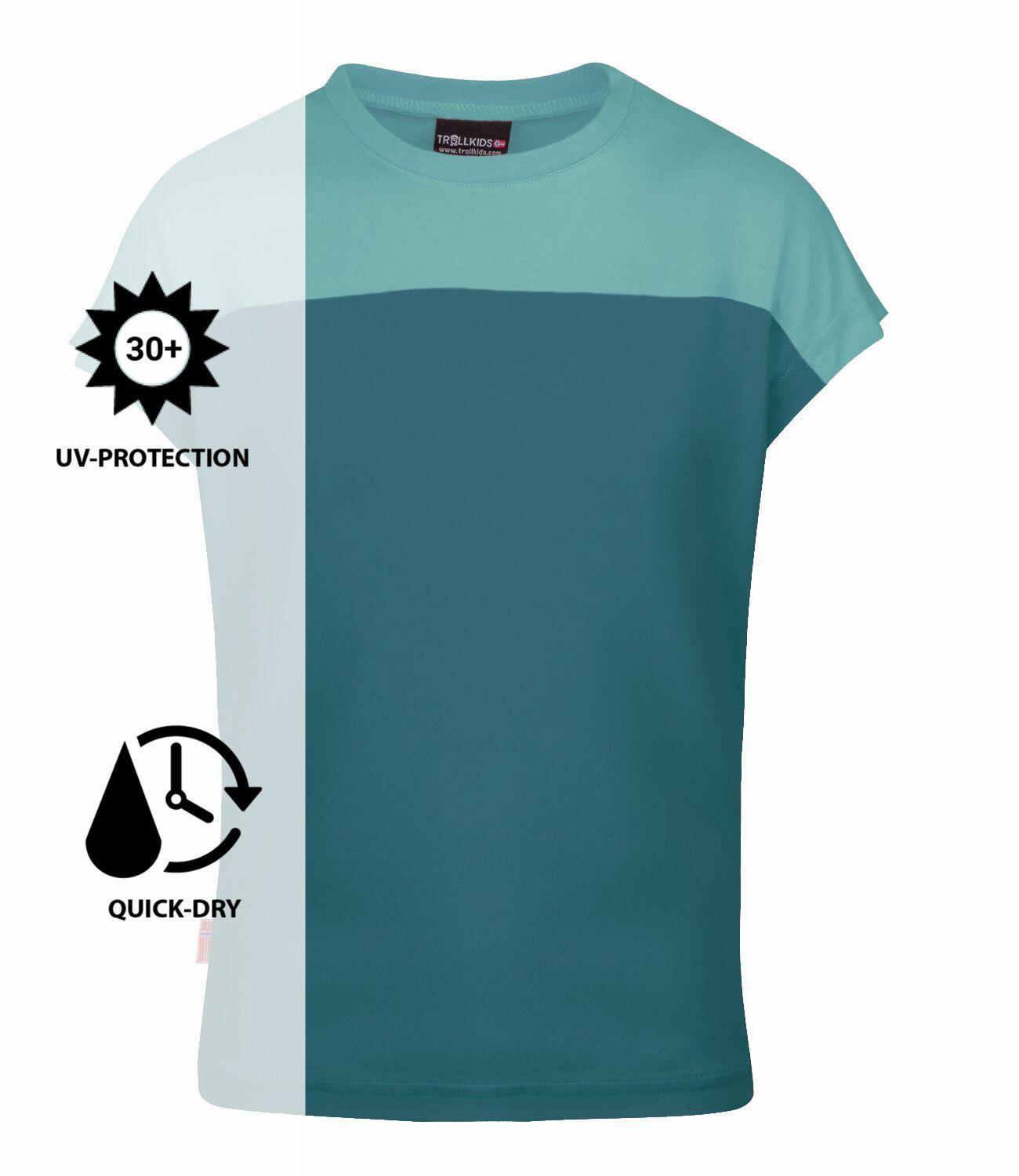 T-shirt enfant Bergen teal-green 3/3