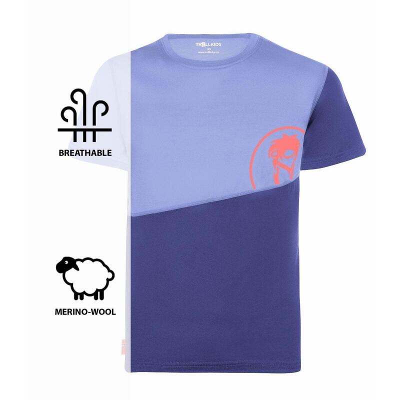 Kinder T-Shirt Sandefjord Dunkellila/Lavender