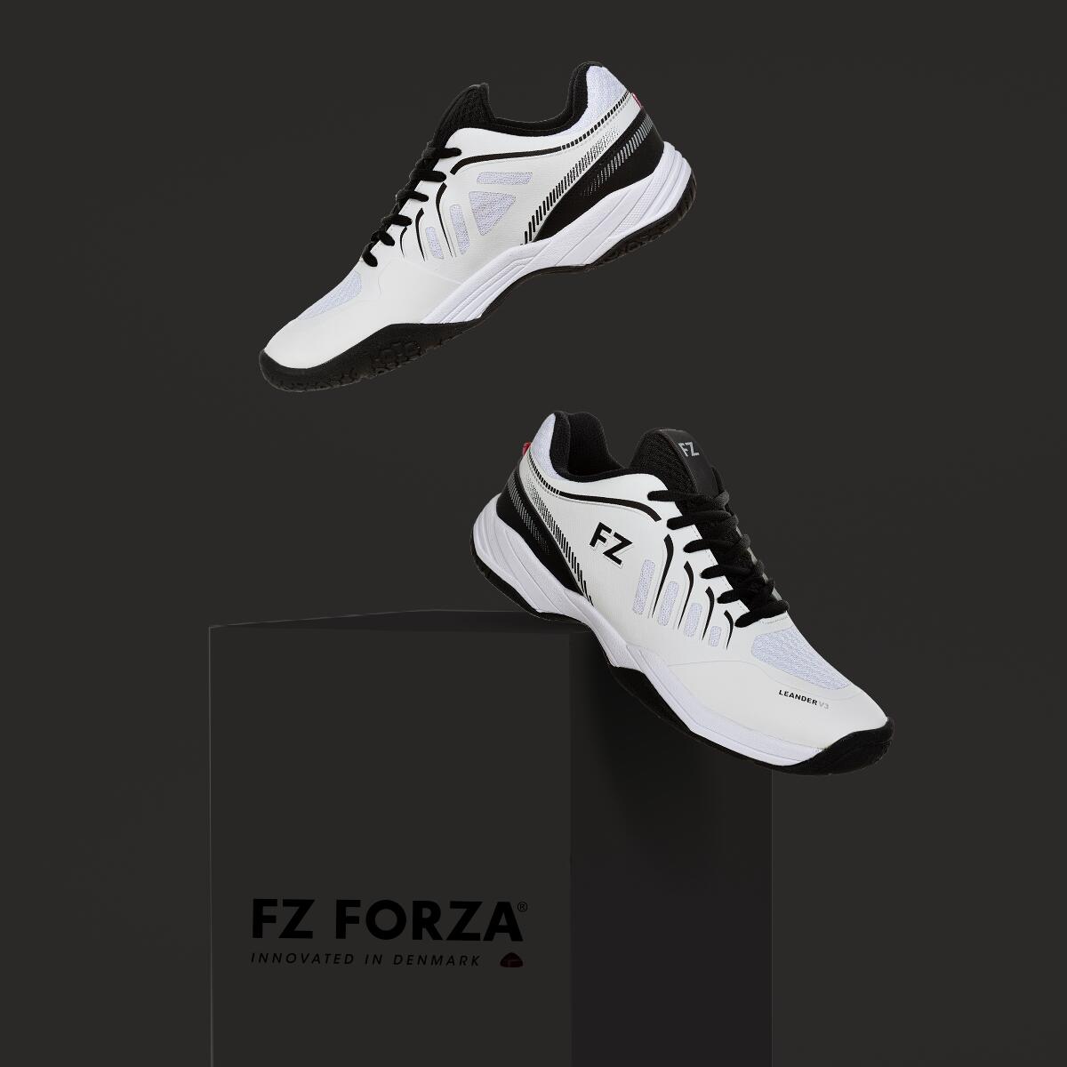 FZ Forza LEANDER V3  WHITE/BLACK BADMINTON SHOES UNISEX 2/6