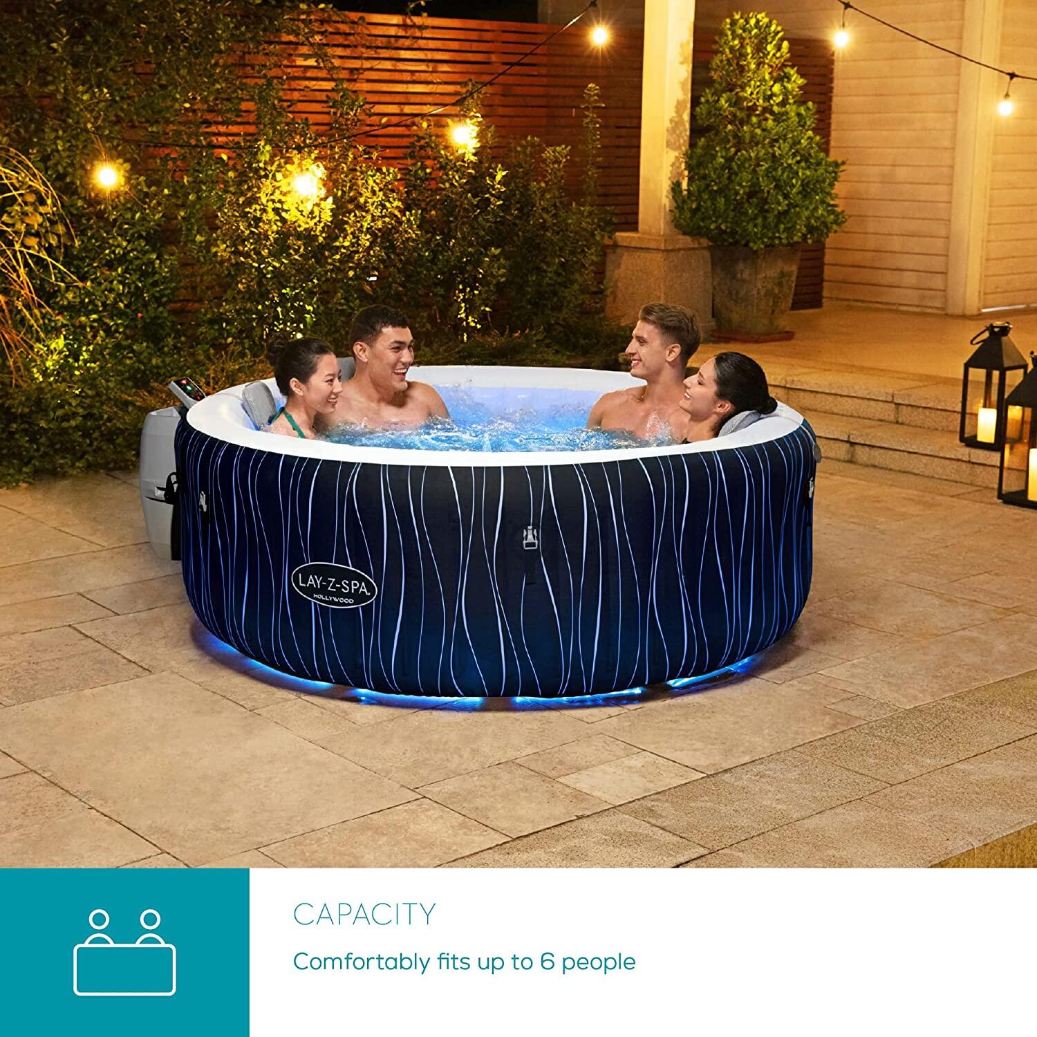 Lay-Z-Spa Hollywood Airjet Hot Tub With Freeze Shield 3/4