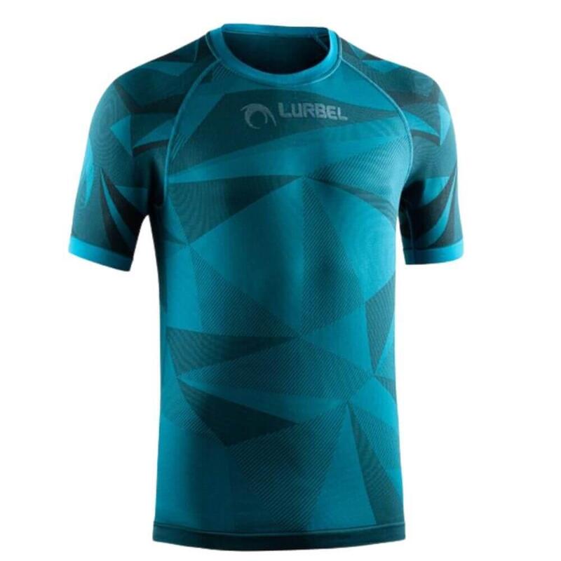 T-SHIRT DE CORRIDA TRAIL RUNNING RESPIRÁVEL HOMEM LURBEL SAMBA. AZUL