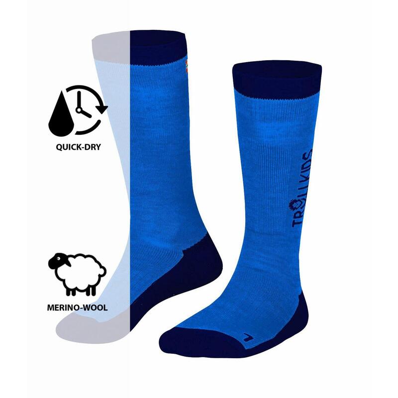 Chaussettes de ski pour enfants SKI SOCKS Bleu marine