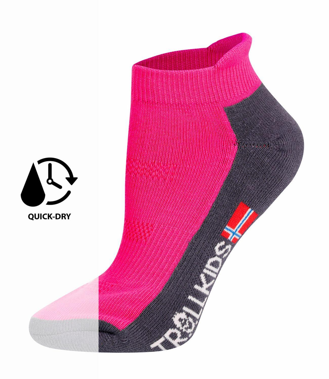 Kinder Wandersocken Hiking Low Rosa 2/2