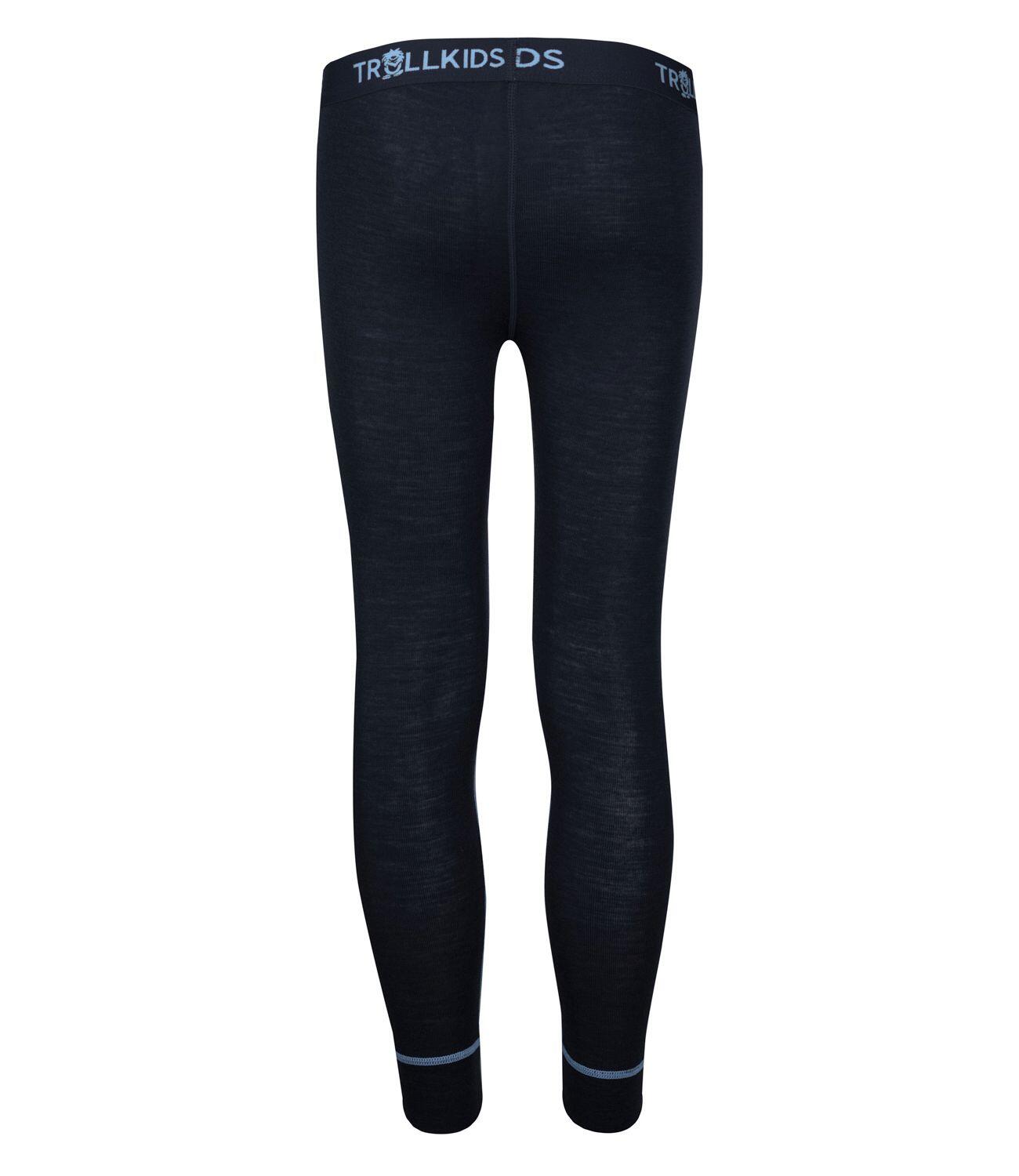 Sous-vêtement enfant Mérinos anthracite / bleu moyen 4/5
