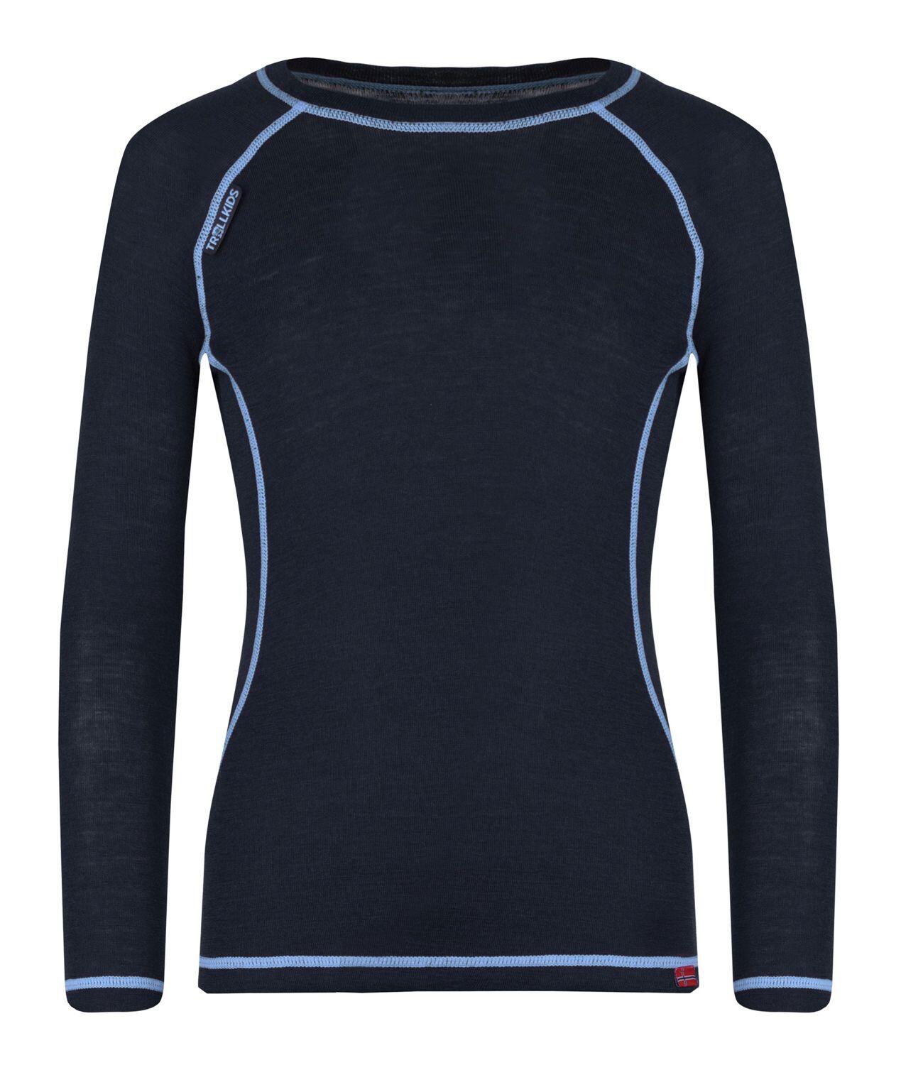 Sous-vêtement enfant Mérinos anthracite / bleu moyen 3/5