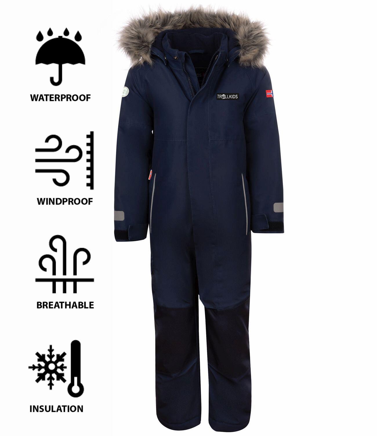 Combinaison de neige pour enfants Kirkenes bleu marine 3/3