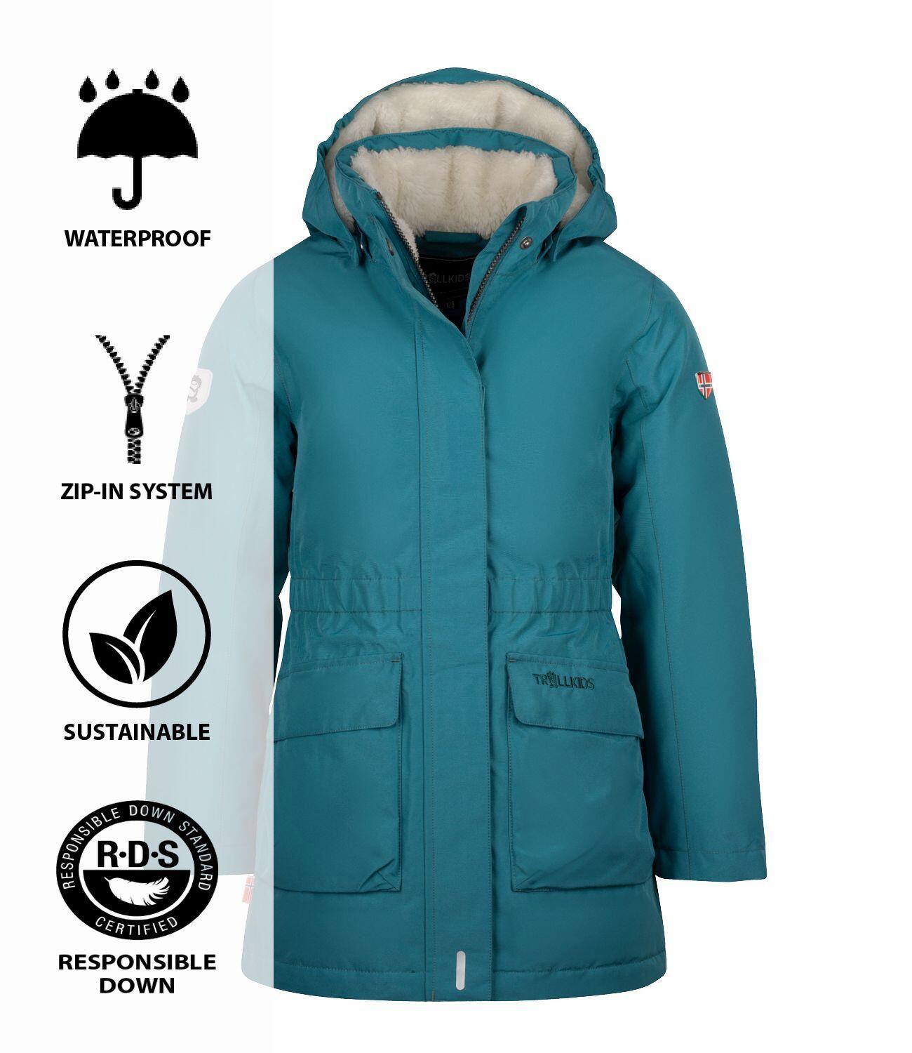 Daunenmantel Alesund Outdoor girls 4/4