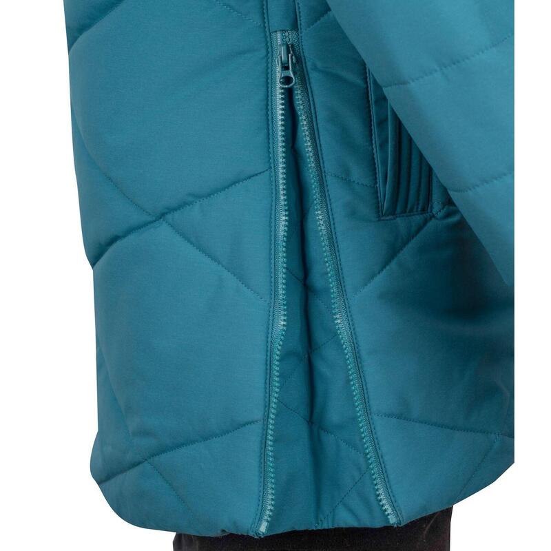 Filles manteau d'hiver Bergen bleu-vert/miel