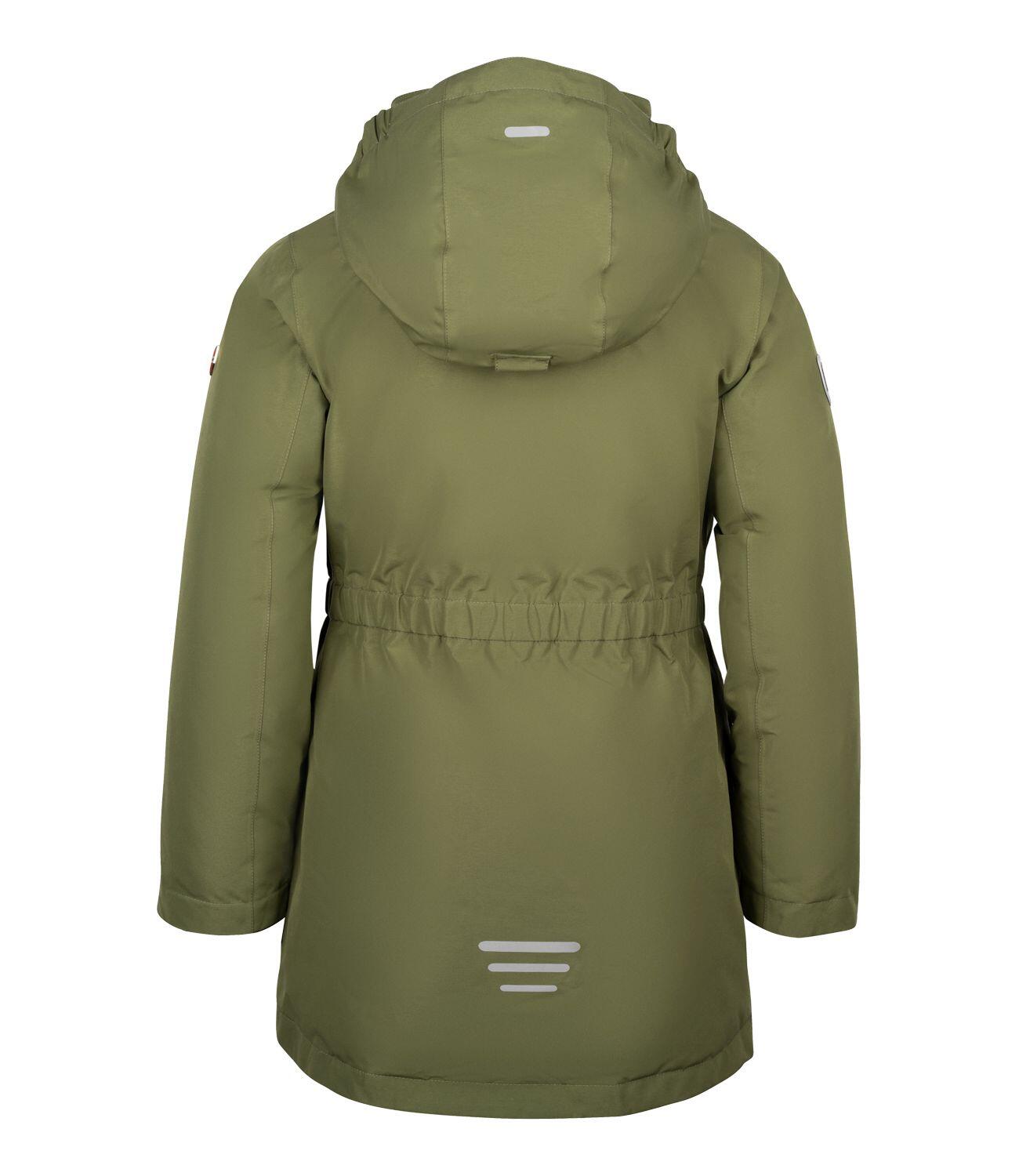 Manteau Alesund pour filles Olive foncé/Violet 2/3