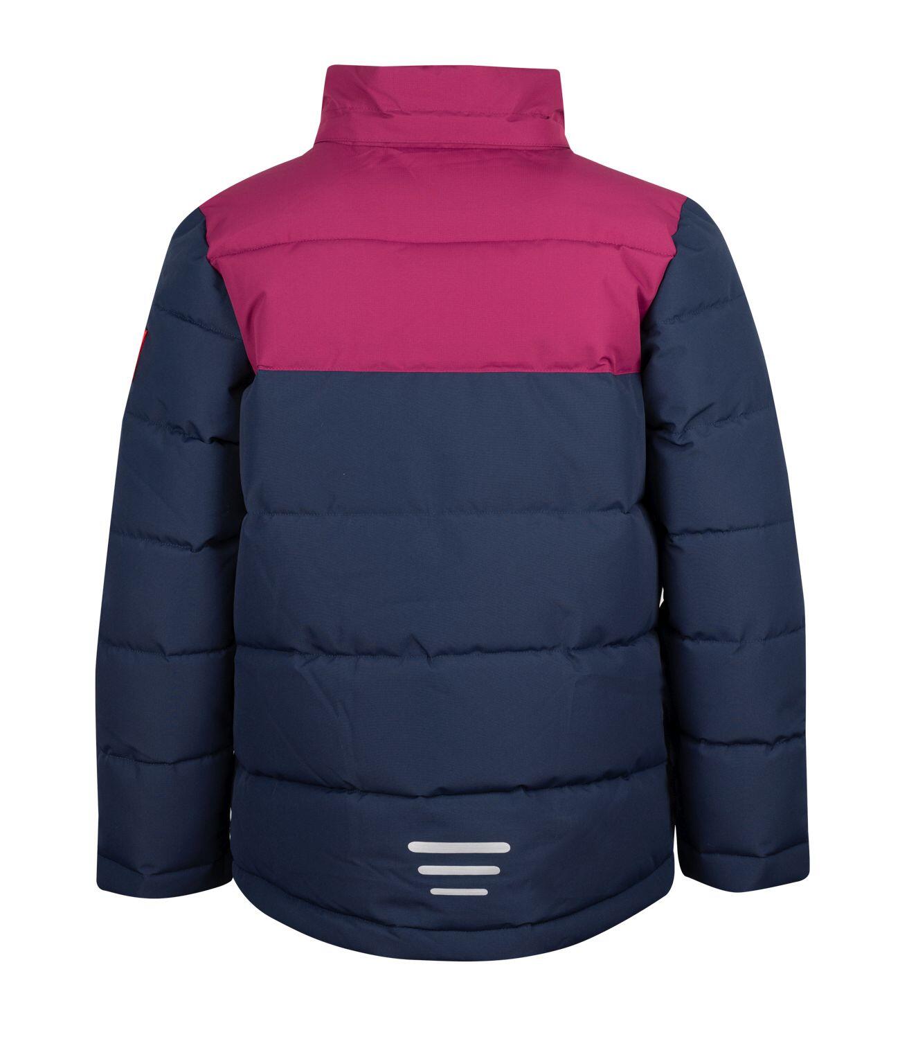 Filles Veste d'hiver Gryllefjord Bleu marine/Violet 4/5