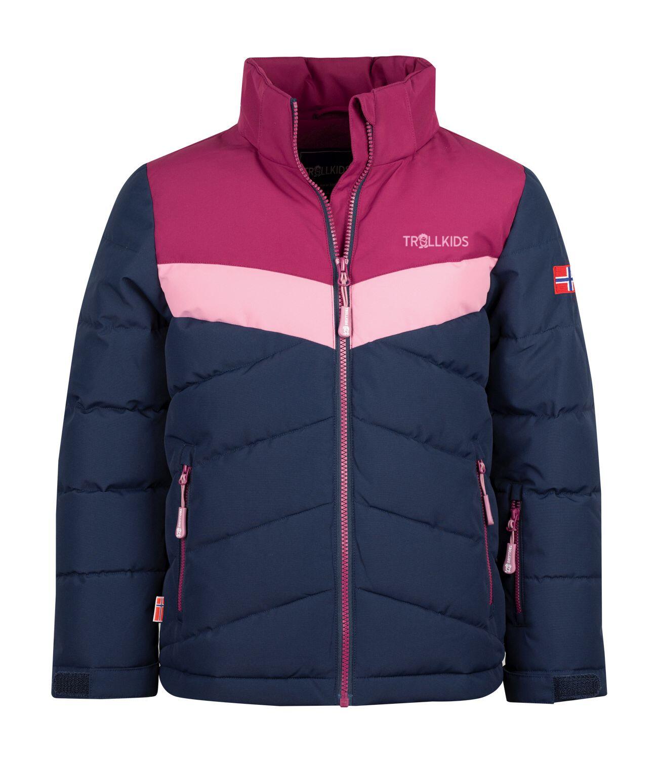 Filles Veste d'hiver Gryllefjord Bleu marine/Violet 3/5